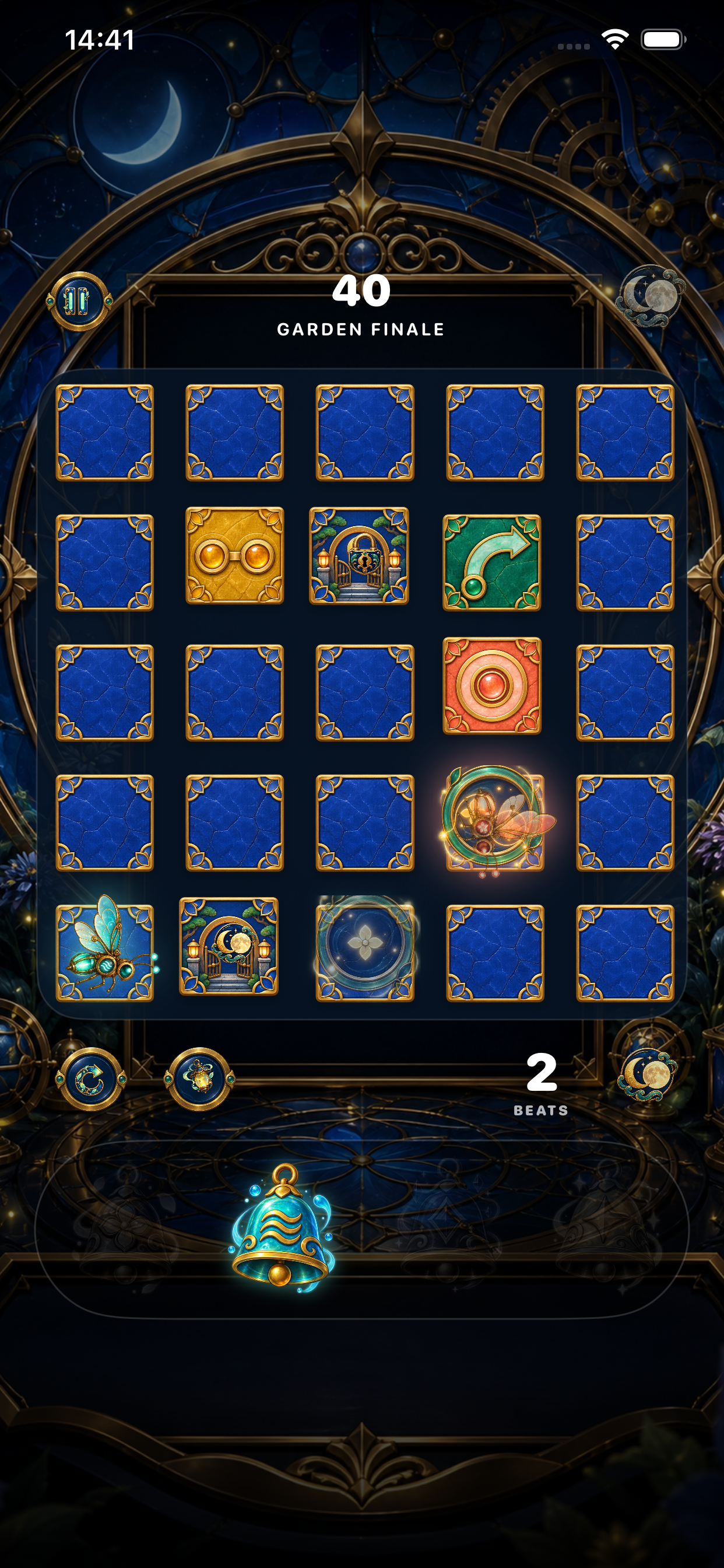Advanced Luma Chimes puzzle board with multiple paths